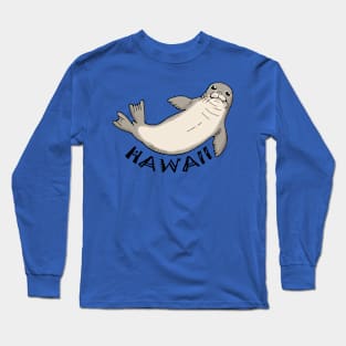 Monk Seal Hawaii Long Sleeve T-Shirt